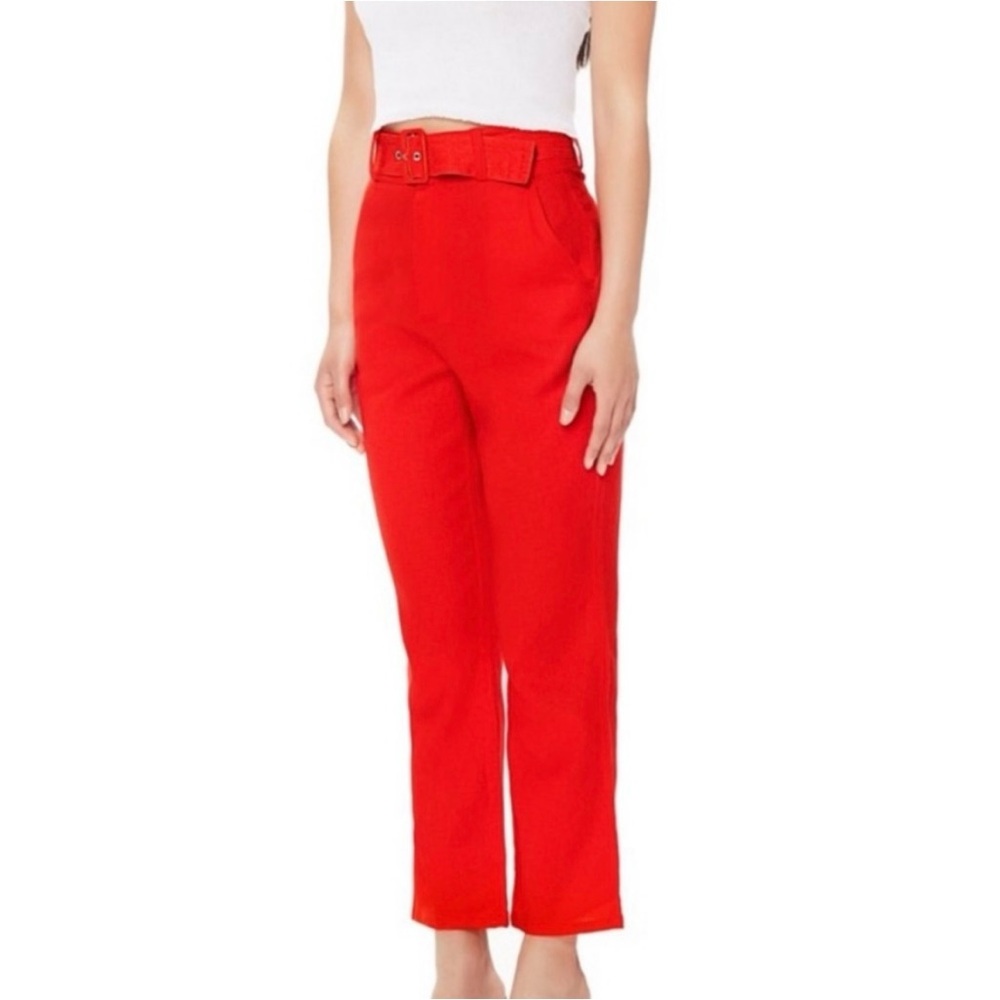 AFRM Red Cropped Pants - Picture 3 of 3